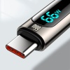 Baseus Display USB to Type-C 66W Hızlı Şarj Veri Kablosu 1mt