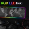 Dünya Desenli RGB Led Işıklı Oyuncu Mouse Pad 400*900*4MM