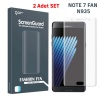 Gor Galaxy Note 7 Fan 3D Kavisli Darbe Emici Full Ekran Koruyucu 2 Adet Set