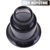 Saatçi Tamirci Kuyumcu 20X Büyüteç Optik Cam Lens