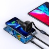 Baseus 2in1 Makaralı 30W Hızlı Şarj Type-C + Lightning iPhone Araç Şarj Cihazı