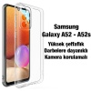 Samsung Galaxy A52 - A52s Kılıf Kamera Korumalı Ultra İnce Şeffaf Silikon Kılıf