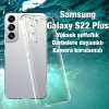 SM Galaxy S22 Plus Kılıf Kamera Korumalı Şeffaf Silikon Kılıf