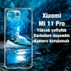 Xiaomi Mi 11 Pro Kılıf Kamera Korumalı Ultra İnce Şeffaf Silikon Kılıf