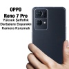 OPPO Reno 7 Pro Kılıf Kamera Korumalı Ultra İnce Şeffaf Silikon Kılıf