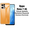 OPPO Reno 7 4G Kılıf Kamera Korumalı Ultra İnce Şeffaf Silikon Kılıf