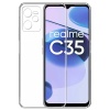 Oppo Realme C35 Kılıf Kamera Korumalı Ultra İnce Şeffaf Silikon Kılıf