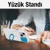 iPhone 13 Mini 5.4inç Kılıf Sürgülü Kamera Lens Korumalı Yüzük Standlı Silikon Kılıf