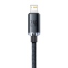 Baseus Crystal Shine Series USB to iPhone Lightning Hızlı Şarj ve Data Kablosu 2.4A 1.2m