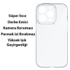 Baseus Simple Case iPhone 14 Pro Max 6.7 Kamera Korumalı Şeffaf Silikon Kılıf