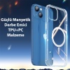 Dux Ducis Clin Mag Series iPhone 14 Plus 6.7 Magsafe Uyumlu Manyetik Silikon Kılıf