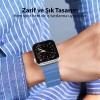 DUX DUCIS Apple Watch 38-40-41MM için Manyetik Zincir Versiyon PU Deri Kayış Kordon