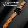 Dux Ducis Apple Watch 42-44-45MM için Business Deri Kayış Kordon