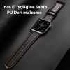 Dux Ducis Apple Watch 42-44-45MM için Business Deri Kayış Kordon