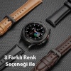 Dux Ducis SM Galaxy Watch 20MM-Huawei GT2-GT3 42MM-Magic 2 42MM için Business Deri Kayış Kordon