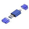 Universal USB 3.0+Type-c+Lightning Sd Kart Okuyucu - Hızlı Card Reader