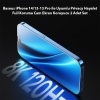 Baseus iPhone 14-13-13 Pro ile Uyumlu Privacy Hayalet Full Koruma Cam Ekran Koruyucu 2 Adet Set