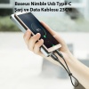 Baseus Nimble Usb Type-C Şarj ve Data Kablosu 23CM