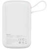 Baseus Qpow Pro Dijital Göstergeli 20000mAh 20W Hızlı Şarj Powerbank iPhone Lightning Kablolu