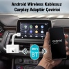 USB+Type-C Adaptör Android Kablosuz Carplay Adaptör Çevirici