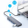 ALLY ADS-305D 4in1 USB-Type-C to 4X USB3.0 HUB Çoğaltıcı Çevirici Dönüştürücü Adaptör