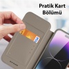 Dux Ducis iPhone 14 Pro 6.1 Kılıf Skin X Pro Series MagSafe Kapaklı Kılıf Folio Case