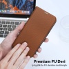 Dux Ducis iPhone 14-13 6.1 Kılıf Skin X2 Series PU Deri Manyetik Kapaklı Kılıf Magnetic Folio Case