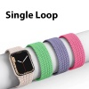 Apple Watch 7-8 45mm 6-5-4 44mm Single loop Plastik Kayış Kordon 3-2-1 42mm