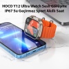 HOCO Y12 Ultra Watch Sesli Görüşme IP67 Su Geçirmez Sport Akıllı Saat