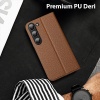 Dux Ducis SM Galaxy S23 Plus Kılıf Skin X2 Series Magnetic PU Deri Manyetik Kapaklı Kılıf