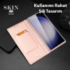 Dux Ducis SM Galaxy S23 Ultra Kılıf Skin Pro Series Flip Cover Kapaklı Kılıf