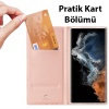 Dux Ducis SM Galaxy S23 Ultra Kılıf Skin Pro Series Flip Cover Kapaklı Kılıf