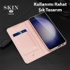 Dux Ducis SM Galaxy S23 Plus Kılıf Skin Pro Series Flip Cover Kapaklı Kılıf