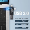 3in1 OTG Çevirici Dönüştürücü Adaptör Type-C + Micro USB + Lightning