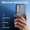 Dux Ducis Samsung S22 Aimo Series Premium Buzlu Sert PC-TPU Kılıf