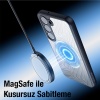 Dux Ducis Samsung S23 Plus Aimo Series MagSafe Premium Buzlu Sert PC-TPU Kılıf