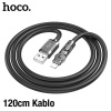 HOCO U118 Döner Başlıklı USB to iPhone Lightning Hızlı Şarj ve Veri Kablosu