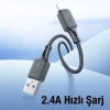 HOCO X101 USB to iPhone Lightning 2.4A Hızlı Şarj ve Data Kablosu