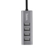 HOCO HB1 80cm Kablolu 4 Portlu USB Çoğaltıcı HUB Adaptör