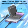 HOCO CS15A 30W Type-C Şarj Aleti + Type-C to iPhone Lightning Kablo Seti