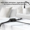 HOCO CW50 15W AirPods + Apple Watch+iPhone 3in1 Kablosuz Manyetik Hızlı Şarj Aleti