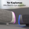 Universal RGB Bas Soundbar Tv Ses Sistemi ve Masaüstü Bluetooth Hoparlör Subwoofer