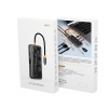 SW1V-PRO Type-c To USB3.0 3adet+ 3.5mm+ HDMI+ VGA+ SD + TF + Ethernet Çoğaltıcı Transparan Hub