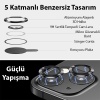 iPhone 15-15 Plus Tempered Kamera Lens Koruma Camı