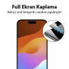 iPhone 15 Plus Full Glue Tempered Kırılmaz Cam Ekran Koruyucu