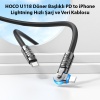 HOCO U118 Döner Başlıklı PD to iPhone Lightning Hızlı Şarj ve Veri Kablosu