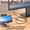 Hoco UA27 Type-c To HDMI HDTV Dönüştürücü Adaptör (4K 30Hz) Kablo