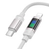 HOCO U126 Lantern 100W Type-C to iPhone Lightning Hızlı Data ve Şarj Kablosu