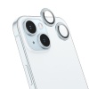 HOCO Crystal Clear iPhone 15-15 Plus HD 3D Metal Çerçeveli Kamera Koruyucu Lens