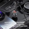 HOCO NZ12C Graceful PD60W 2 Type-C Girişli Araç Çakmaklı Hızlı Şarj Aleti + Type-C to iPhone Kablo